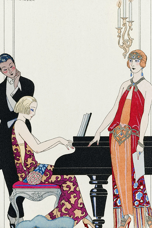 le-gout-des- chales-george-barbier-1920s-fashion